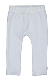 thumbnail: Lichtblauwe jongens Quapi Newborn regular babybroek van katoen met elastische tailleband en effen