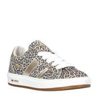 thumbnail: Hip   suède sneakers met panterprint beige