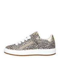 thumbnail: Hip   suède sneakers met panterprint beige