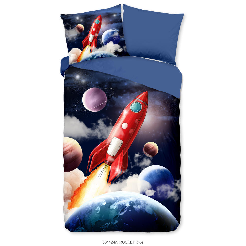 Pure polyester dekbedovertrek 1-persoons (140x200 cm)