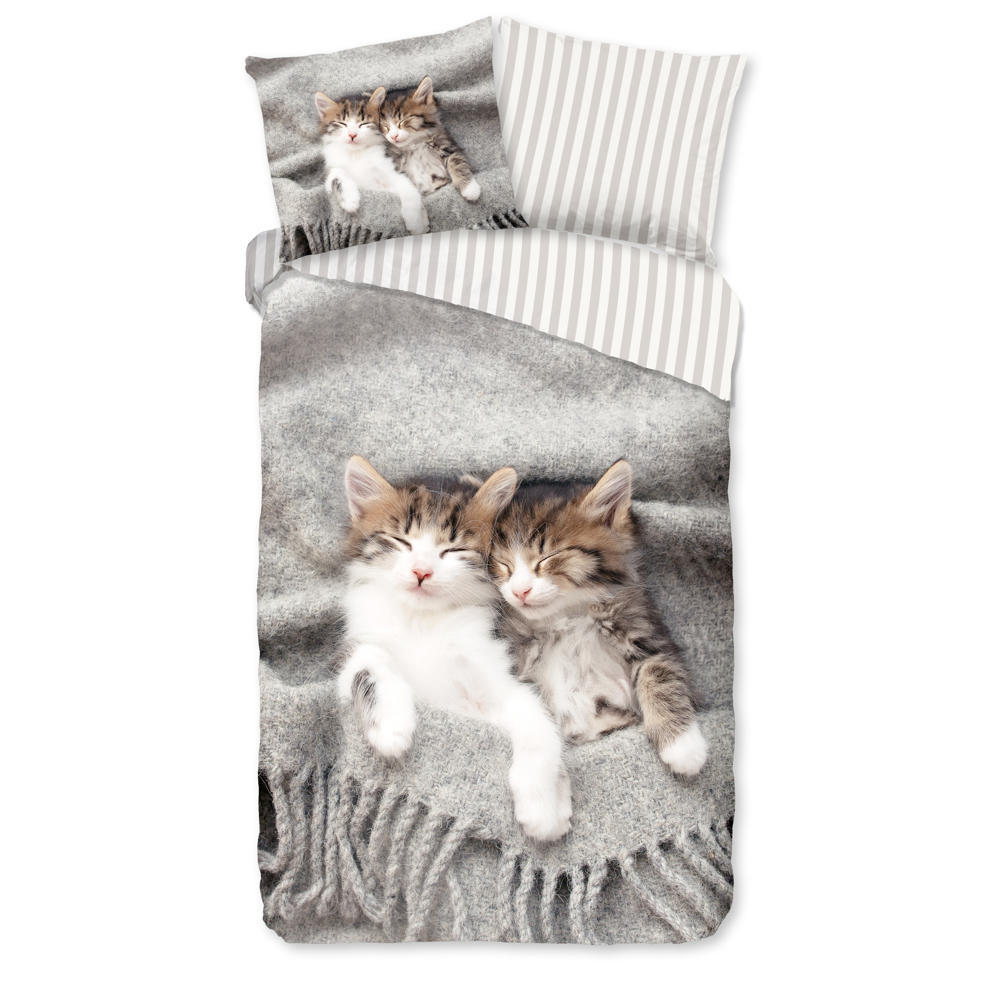 Pure polyester dekbedovertrek 1-persoons (140x200 cm)