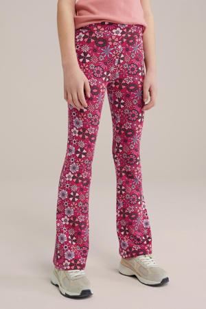 flared broek roze/lichtroze/lila