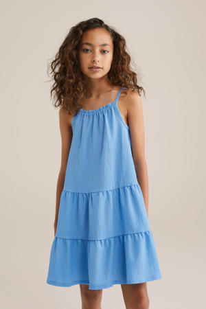 korte jurk blauw