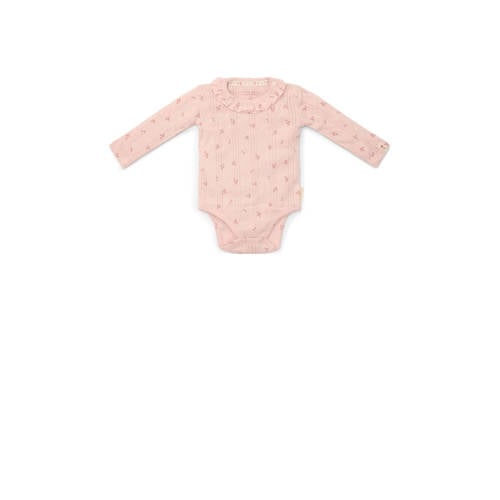 Little Dutch romper Fairy Flowers roze Meisjes Katoen Ronde hals Bloemen - maat 50 afbeelding