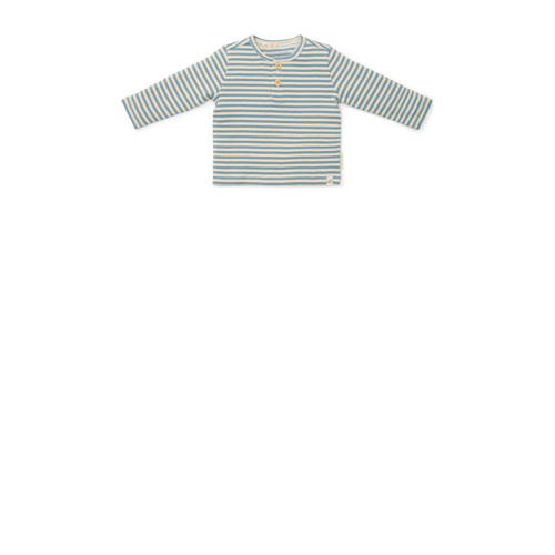 Little Dutch longsleeve blauw Jongens Katoen Ronde hals Streep - maat 62 afbeelding