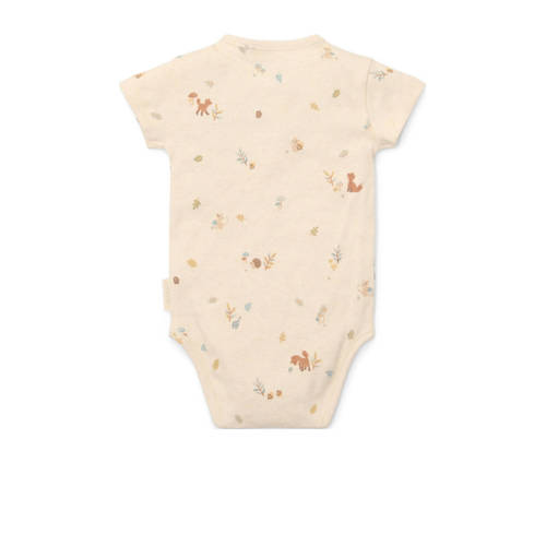Little Dutch romper Forest Nature zand Beige Jongens Katoen Ronde hals