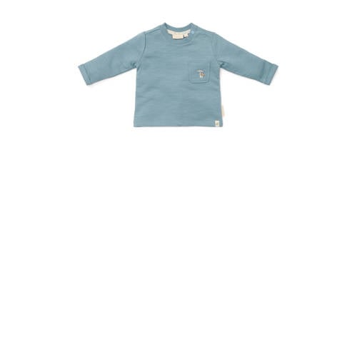 Little Dutch longsleeve blauw Jongens Katoen Ronde hals Effen - maat 56 afbeelding