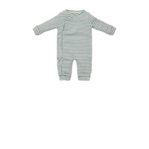 Little Dutch boxpak Stone Blue Stripe blauw Jongens Katoen Ronde hals Streep - maat 74 afbeelding