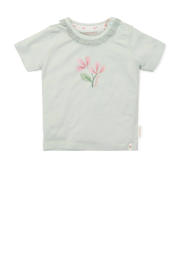 thumbnail: Little Dutch T-shirt groen broderie