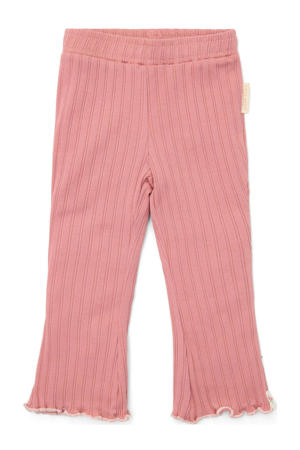 flared casual broek roze