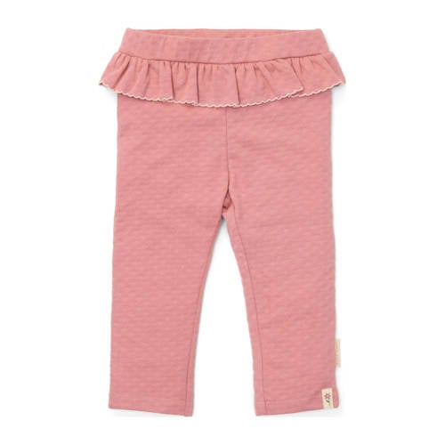 Little Dutch straight legging roze Broek Meisjes Katoen Effen - maat 62 afbeelding