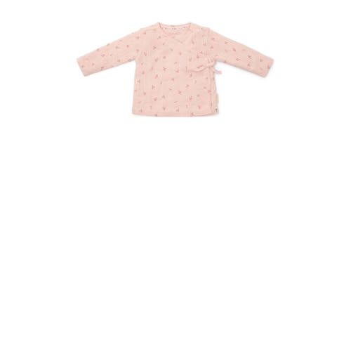 Little Dutch longsleeve roze Meisjes Katoen V-hals Bloemen - maat 56 afbeelding
