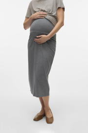 thumbnail: MAMALICIOUS zwangerschaps midi rok grijs