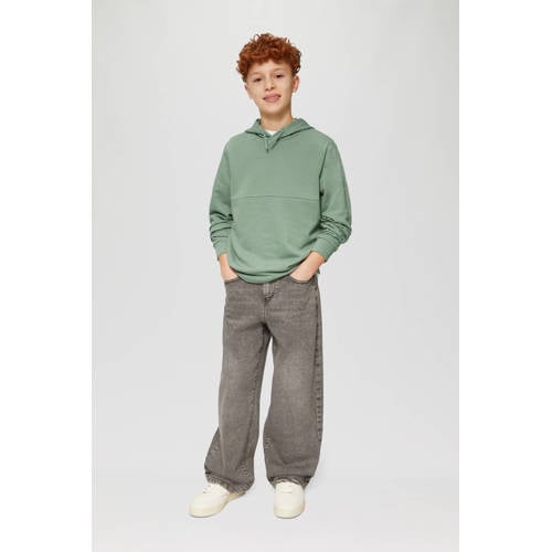 s.Oliver hoodie groen Sweater Effen