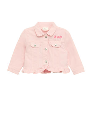 denim spijkerjas lente; roze