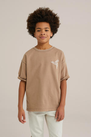 T-shirt lichtbruin