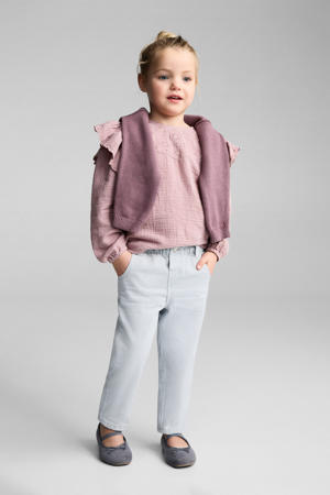 casual broek lichtblauw
