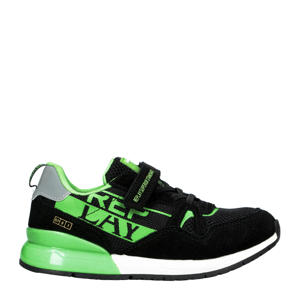 Shoot jr 11  suède sneakers zwart