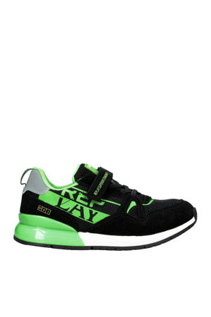 Shoot jr 11 suède sneakers zwart