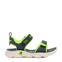 thumbnail: Blauw en groene jongens REPLAY Jarreth 1 sandalen van 65% pu/35% polyester met klittenband