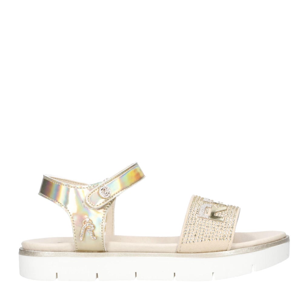 Gouden meisjes REPLAY sandalen van 60% pu/ 40% microfiber met klittenband