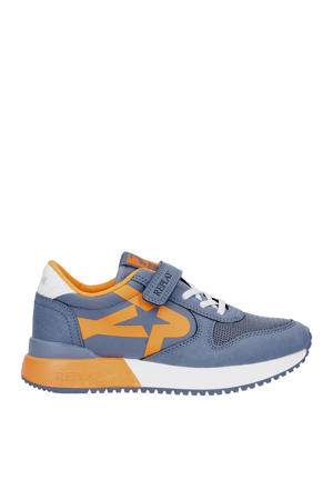 Fiber jr boy 5  suède sneakers blauw
