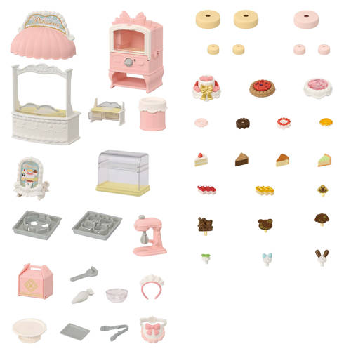 Sylvanian Families 5807 Cake shop voor startershuis Speelfiguur