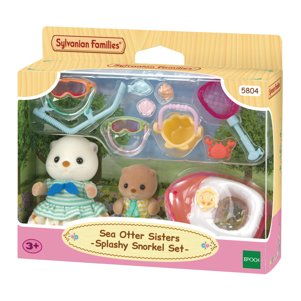 Sylvanian Families  5804 Zeeotter zussen- Splashy Snorkel set