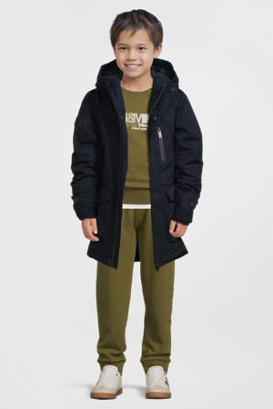 parka jas blauw