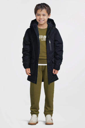 parka jas blauw