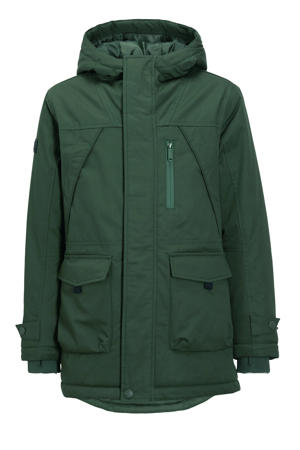 parka jas blauw