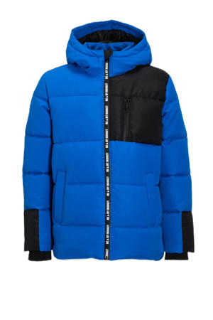 puffer jas blauw