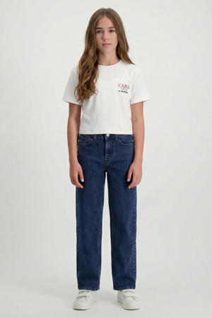 straight jeans high waist light blue denim