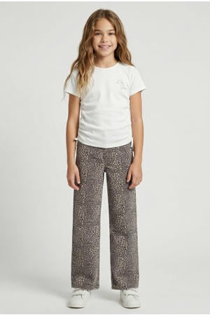 straight jeans high waist bruin
