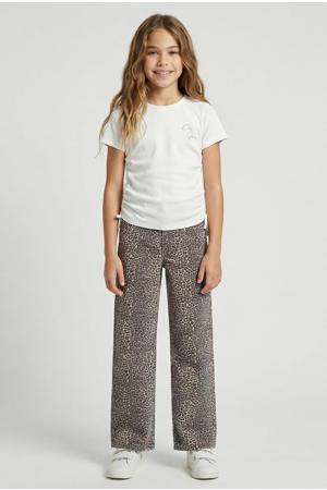 straight jeans high waist bruin