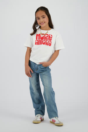 straight fit jeans medium blue denim