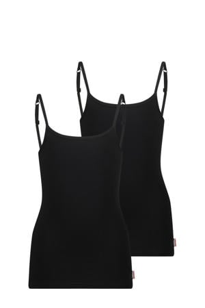 singlet - zwart (set van 2)