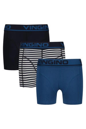boxershort - blauw/donkerblauw (set van 3)
