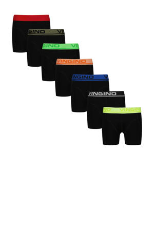   boxershort - set van 7 zwart/multicolor