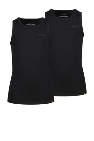 tanktop - set van 2 zwart