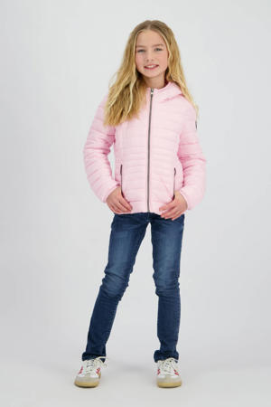 gewatteerde jas roze