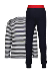 thumbnail: Vingino pyjama donkerblauw/wit/rood