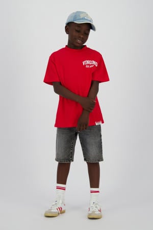 regular short grey denim