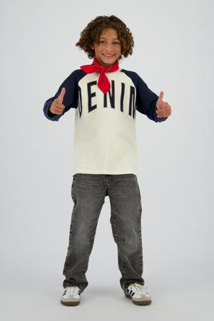 relaxed loose fit jeans grey denim