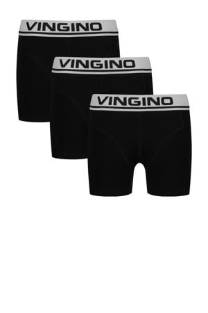 boxershort - zwart/wit (set van 3)