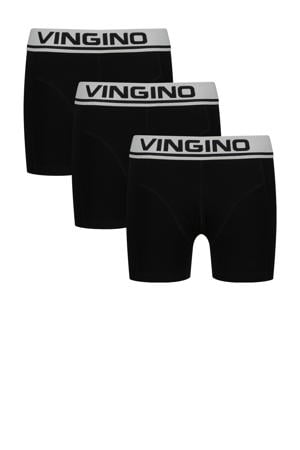 boxershort - zwart/wit (set van 3)