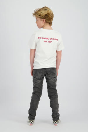 T-shirt met backprint wit