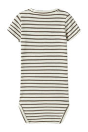 thumbnail: NAME IT BABY romper NBNBANI groen/ecru
