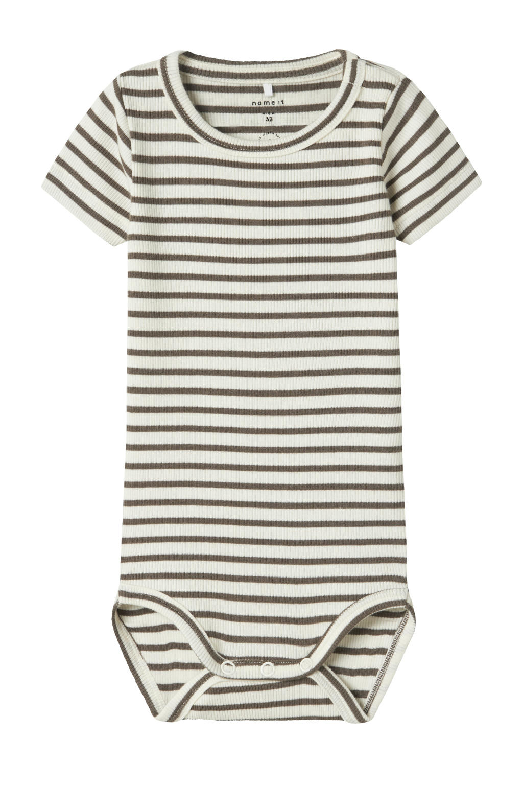 NAME IT BABY romper NBNBANI groen/ecru