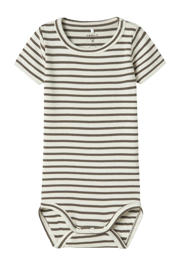 thumbnail: NAME IT BABY romper NBNBANI groen/ecru